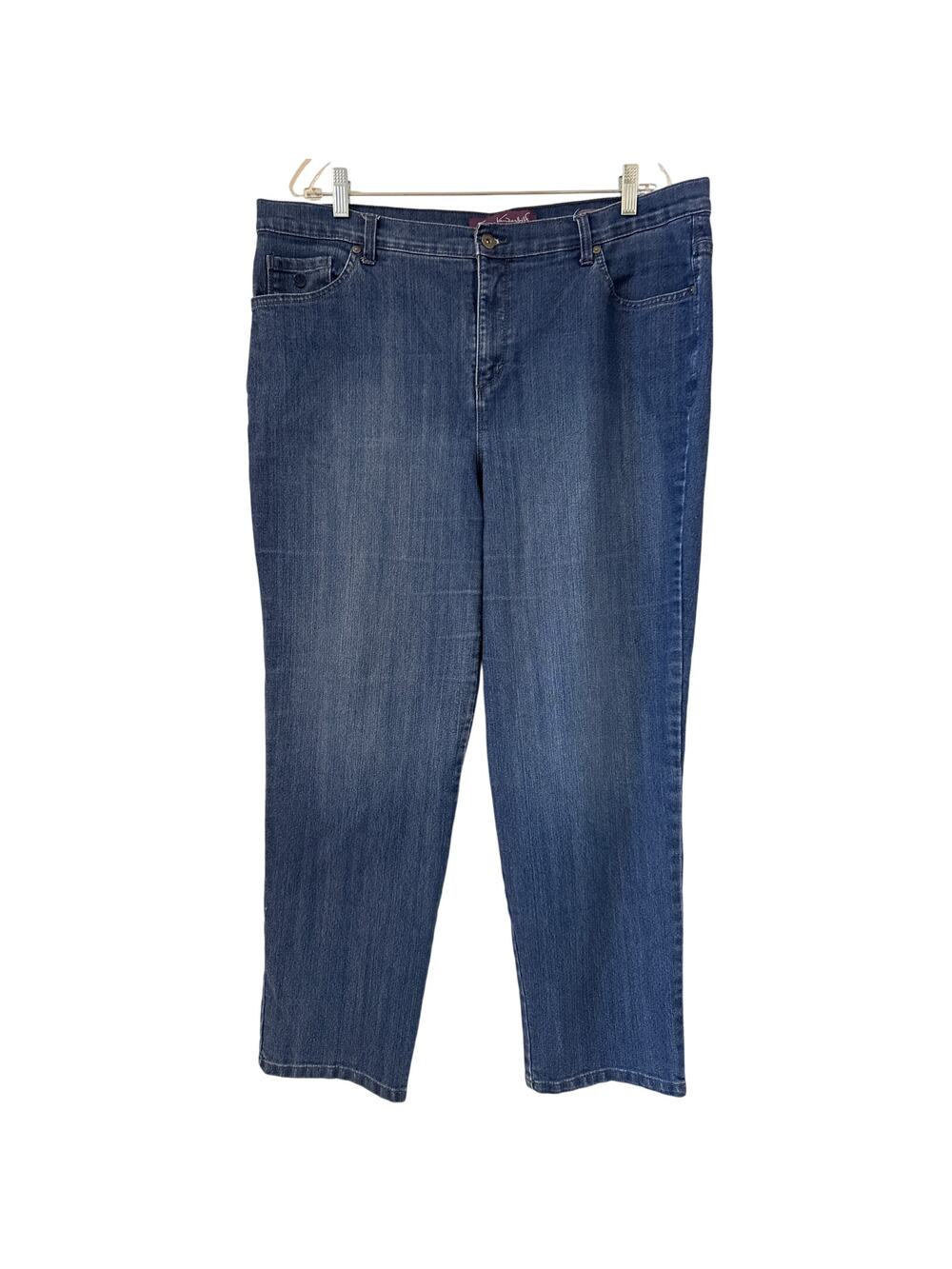Gloria Vanderbilt 18 W Amanda Light Wash Jeans